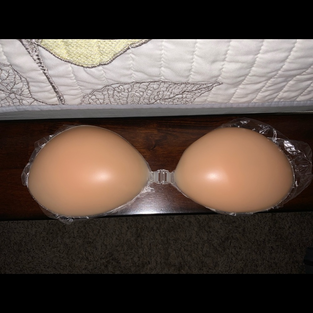 Self adhesive bra and pasties
